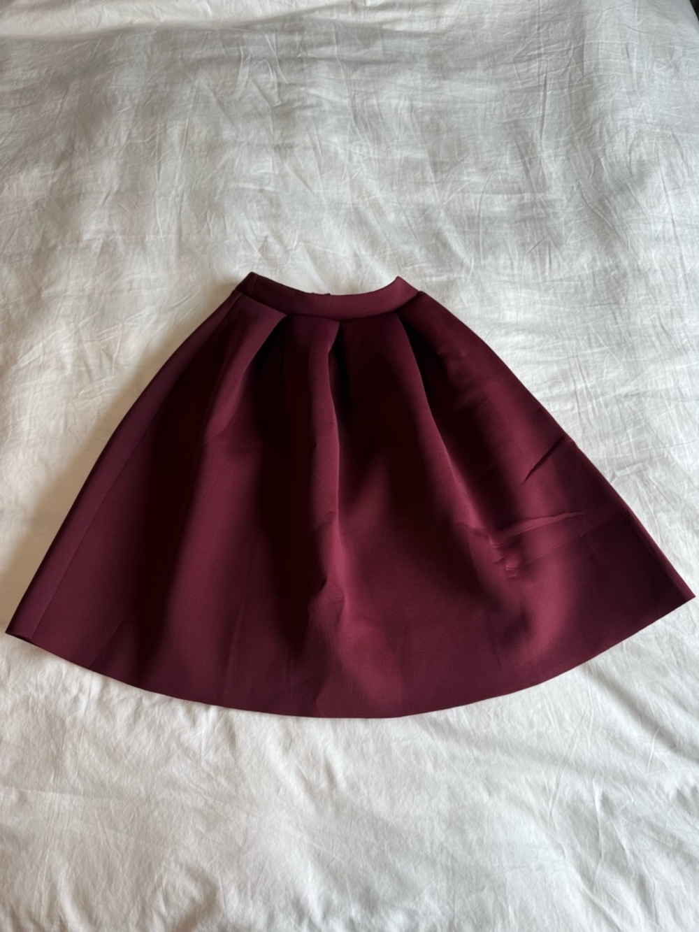 Charlotte Russe Burgundy Circle Skirt